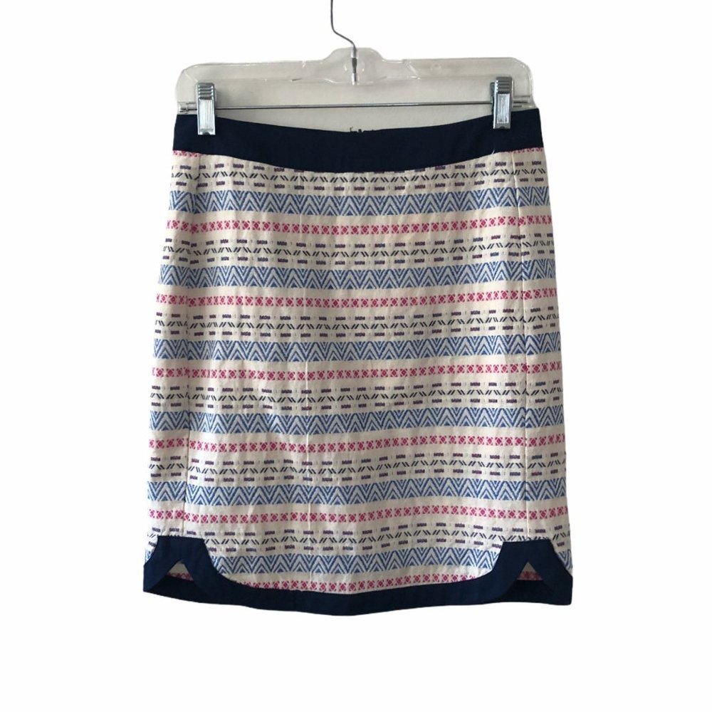 NWT Stitch Fix Under Skies Print Cotton Skirt Leyla Mixed Print Small